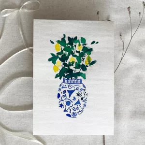 Aquarelle Citronnier