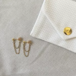 Boucles d'oreilles en acier inoxydable