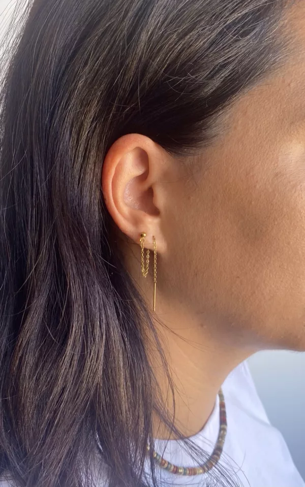 Boucles d'oreilles double piercing – Image 2