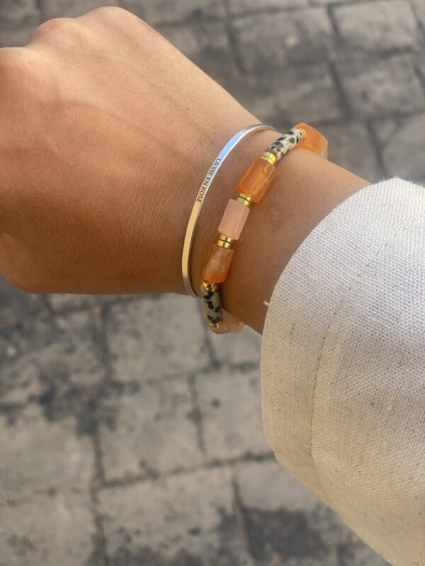 Bracelet agate orange – Image 2